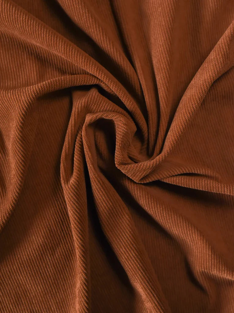 Jupe Clara Cognac Corduroy