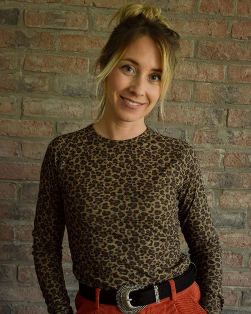 Top Leo Manches Longues - Marron