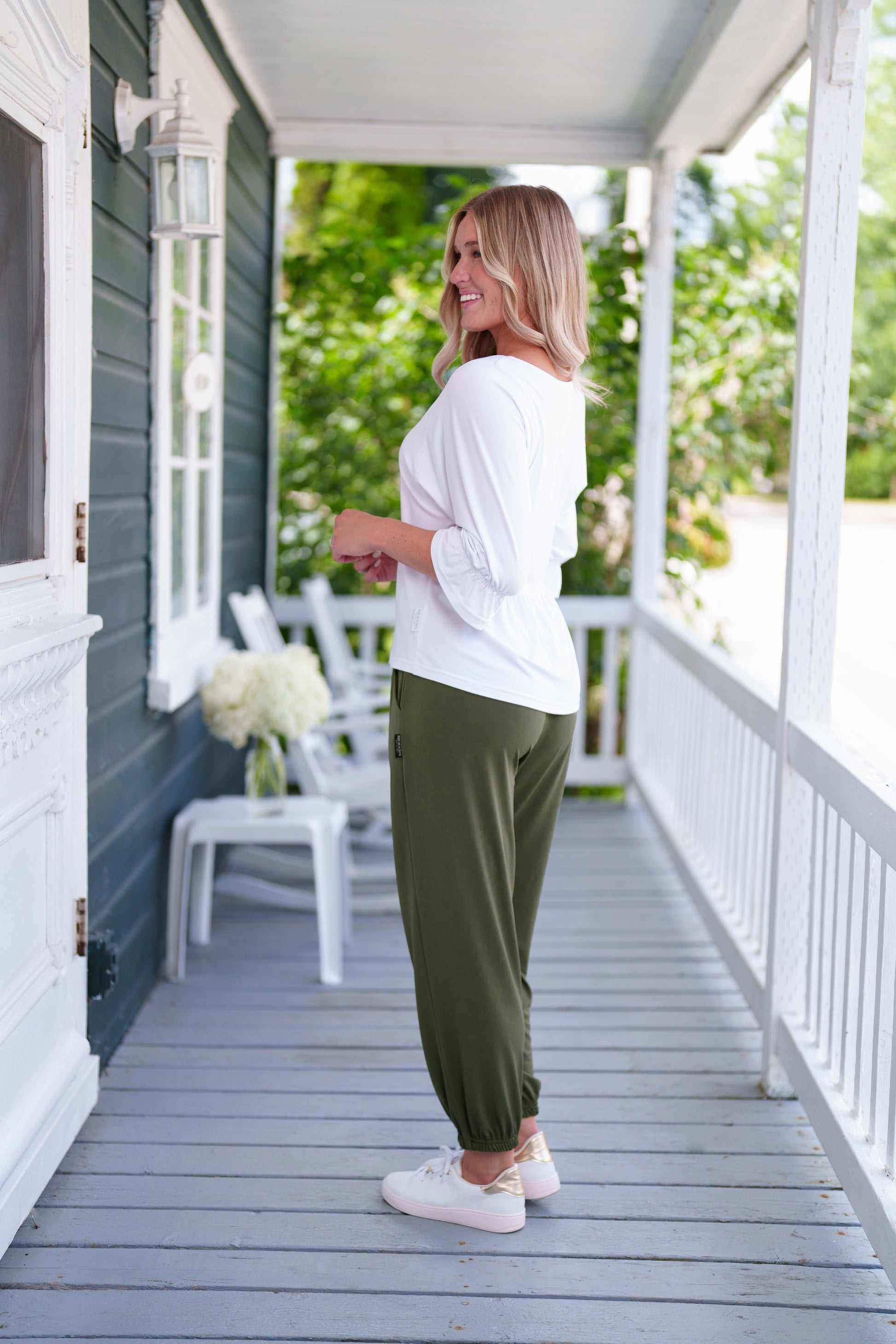 Blouse tonique Blanc