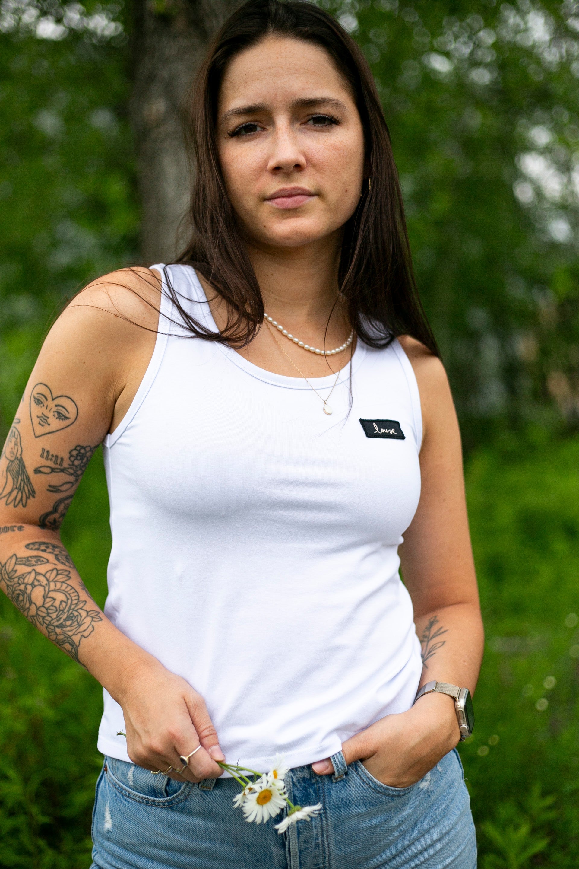 Camisole Louve blanche