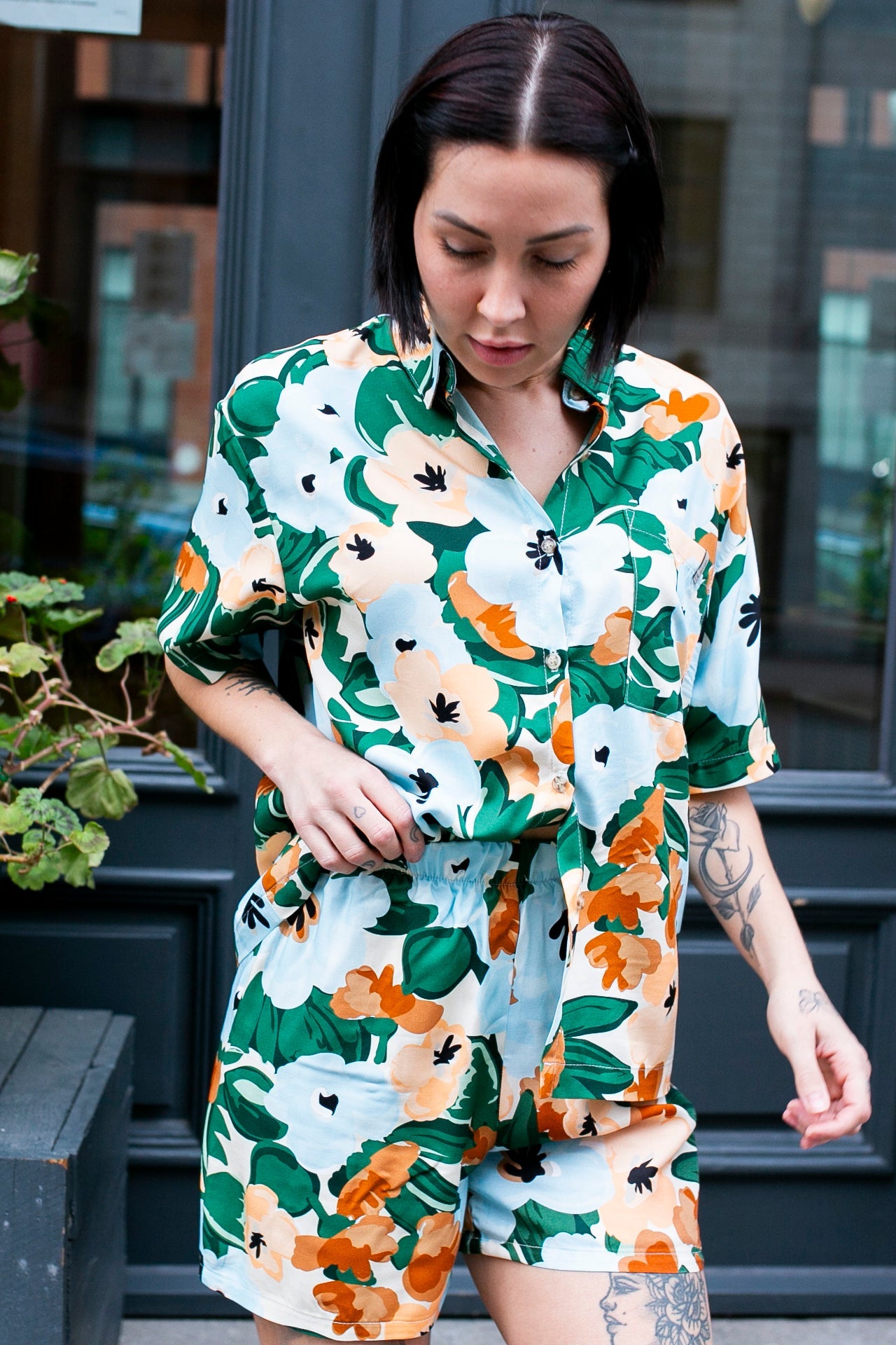 Chemise d'été à manches courtes