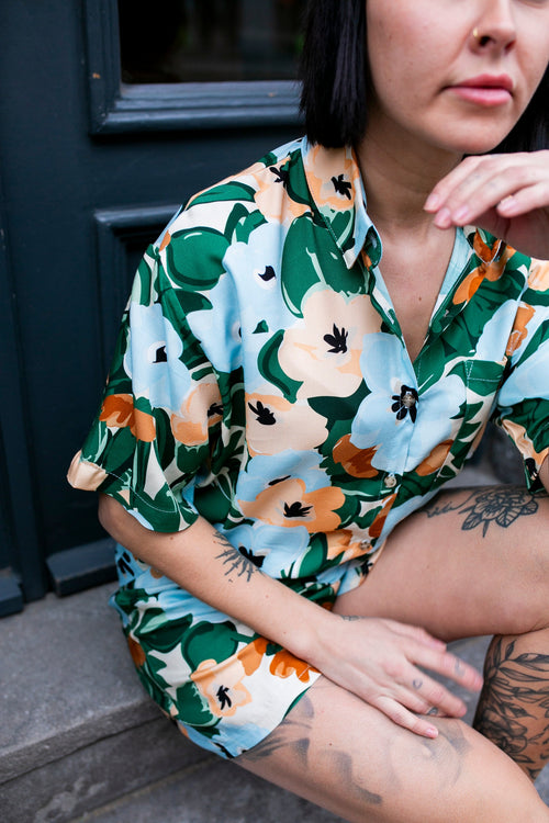 Chemise d'été à manches courtes