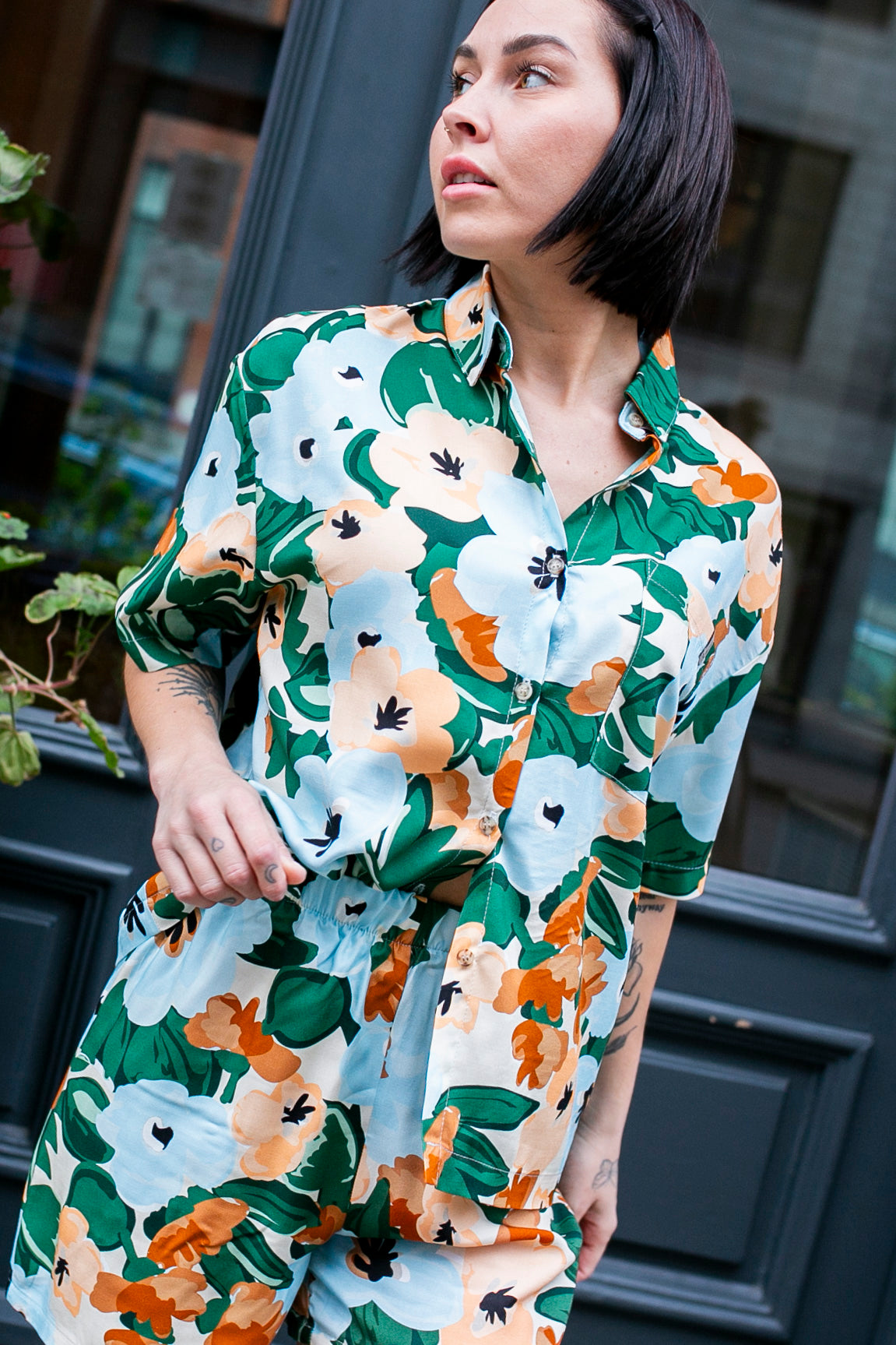 Chemise d'été à manches courtes