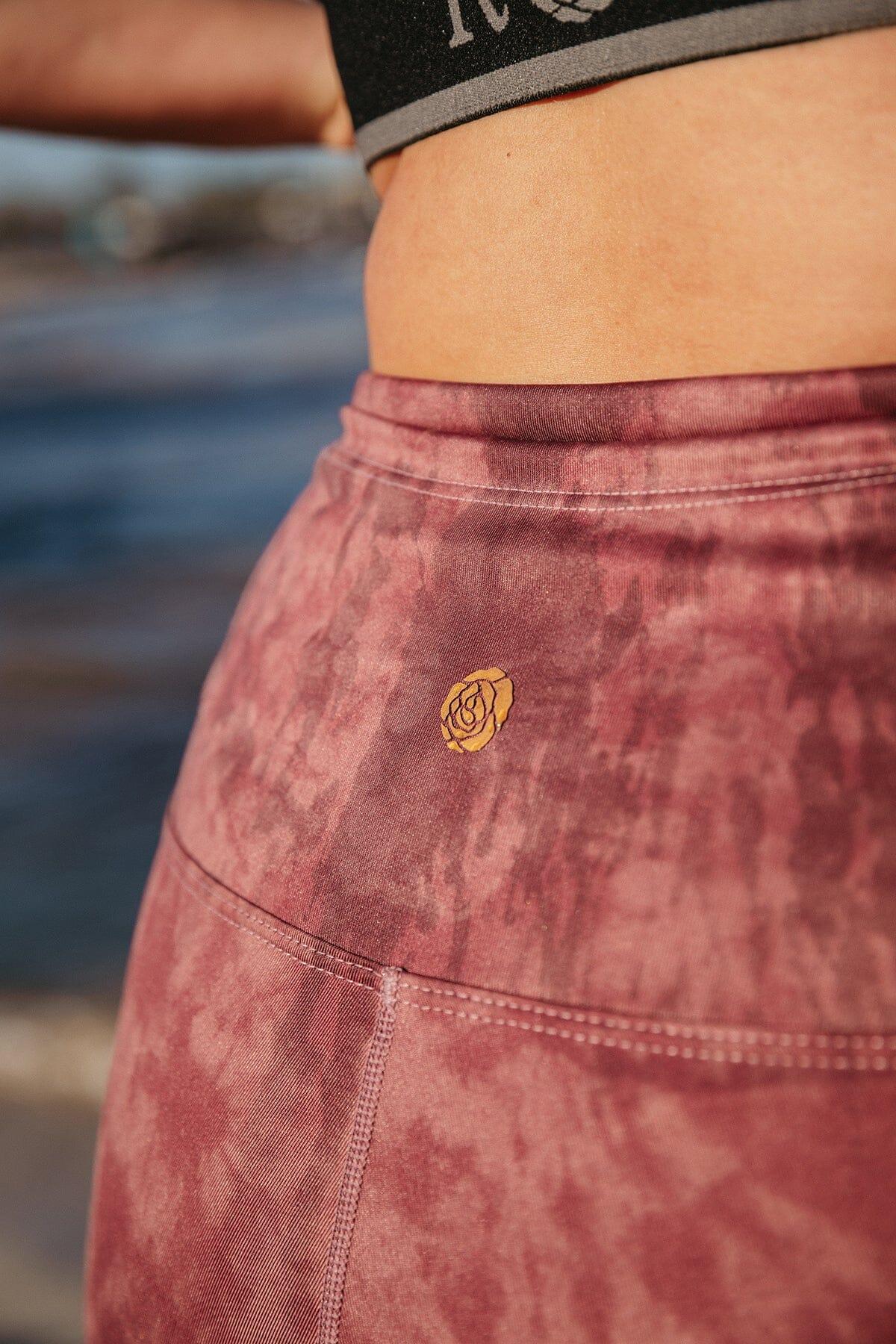 Bike short divin Tie Dye Rose Buddha Pink Goddess