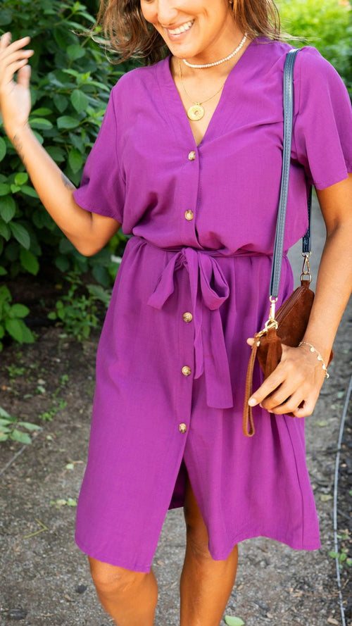 Robe Linda violette