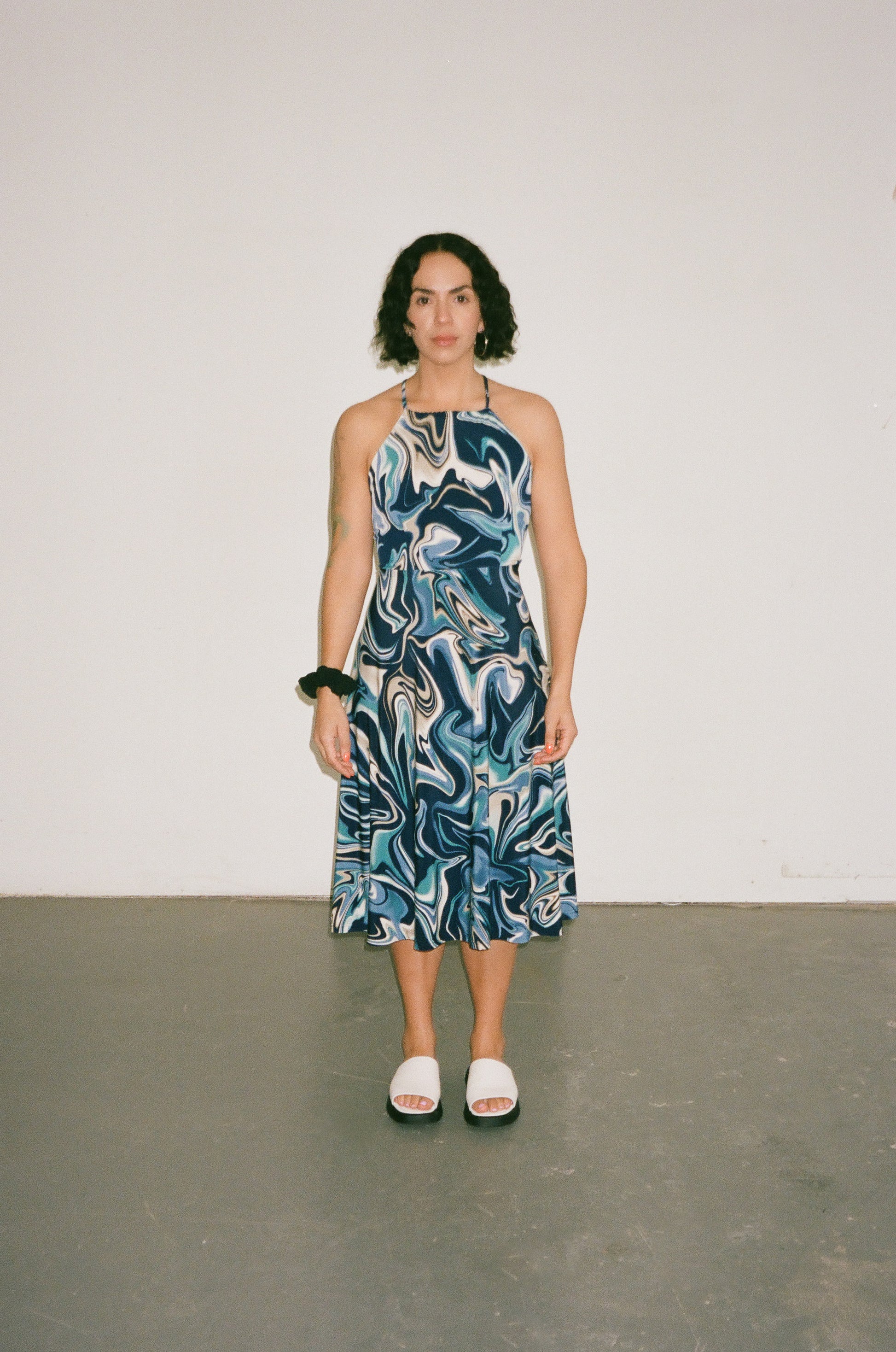 Robe soleil Saint-Tropez bleu - Vue 2