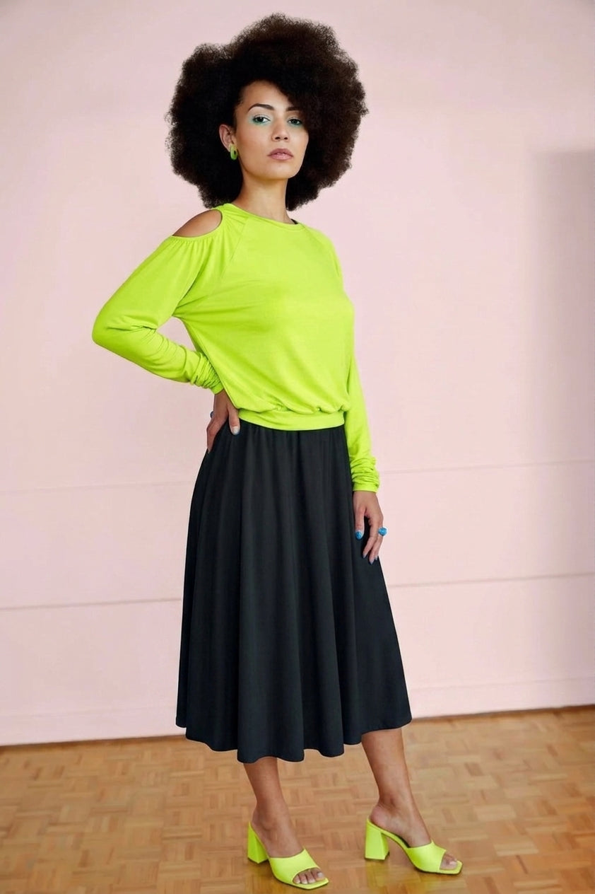 Haut Gertrude - Electric lime, vue 1