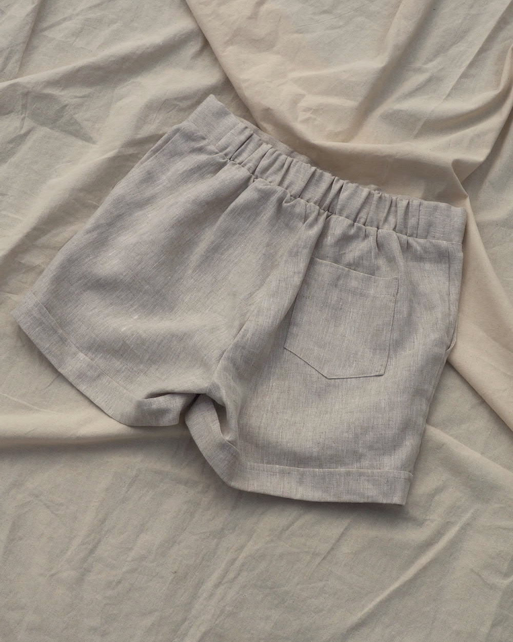 Short de lin naturel