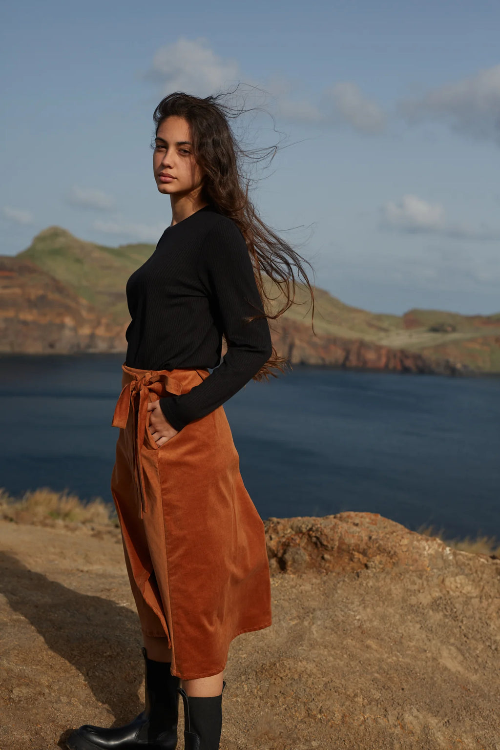 Jupe Dubai sable