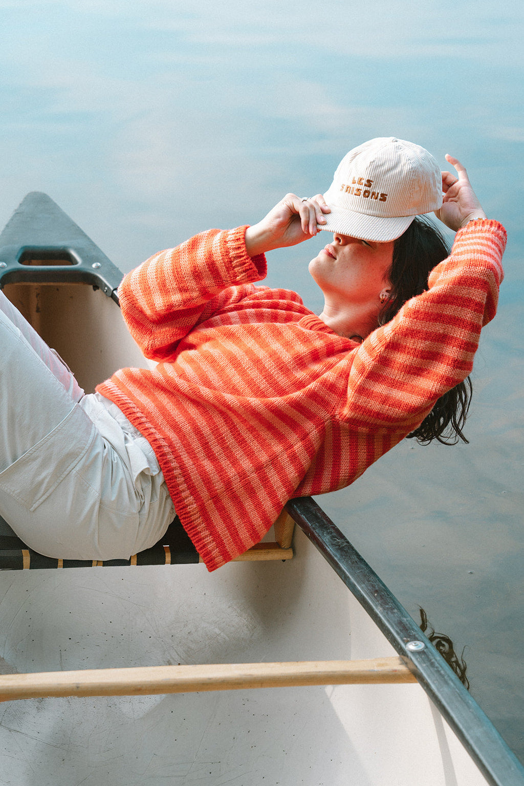 Chandail en laine à rayures - Les Saisons