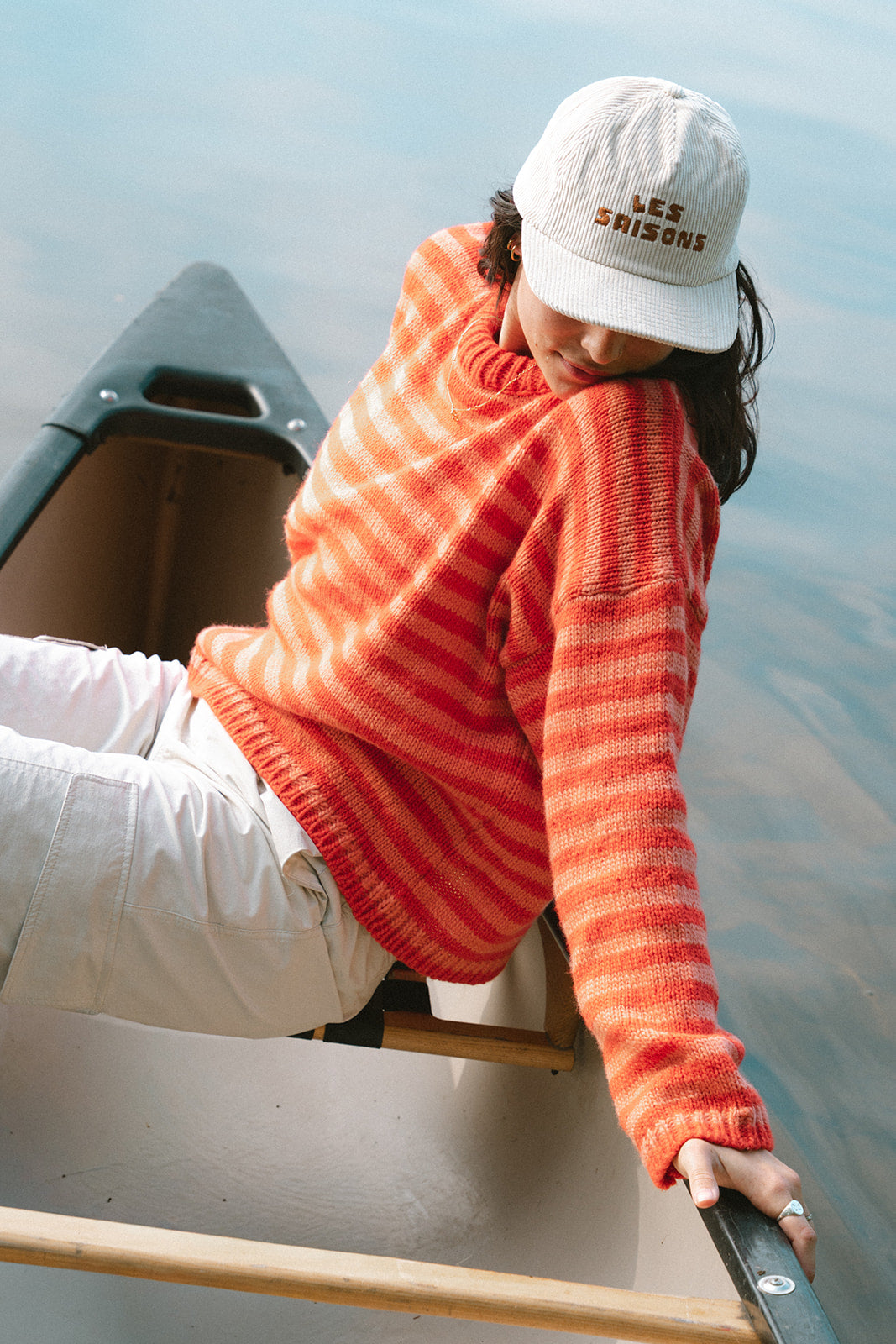 Chandail en laine à rayures - Les Saisons