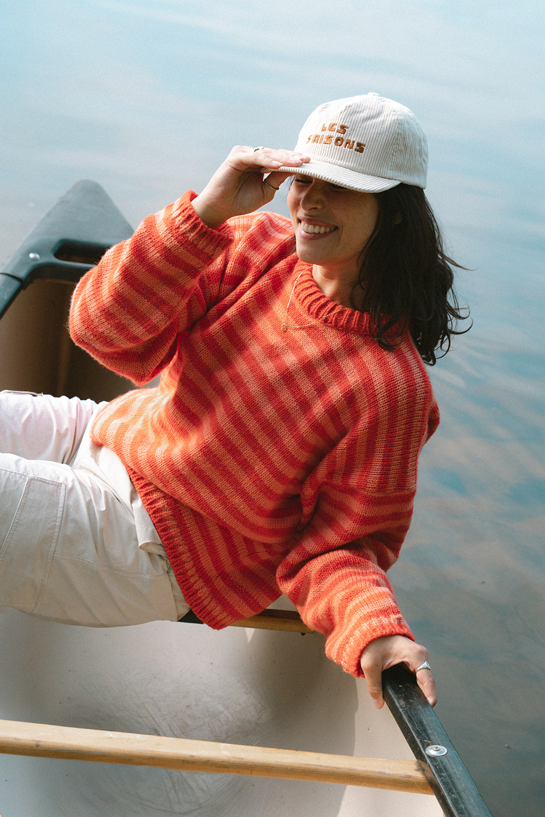 Chandail en laine à rayures - Les Saisons