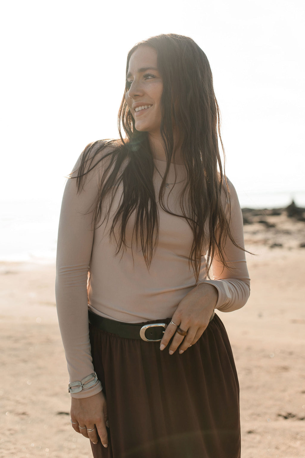 Haut Noémie beige