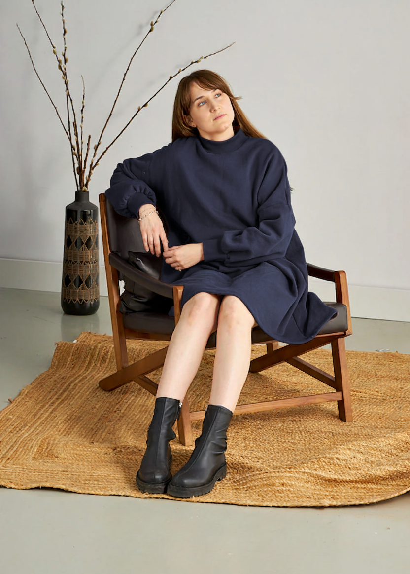 Robe Dublin bleu marine