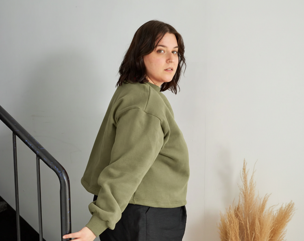 Crewneck Florence avocado