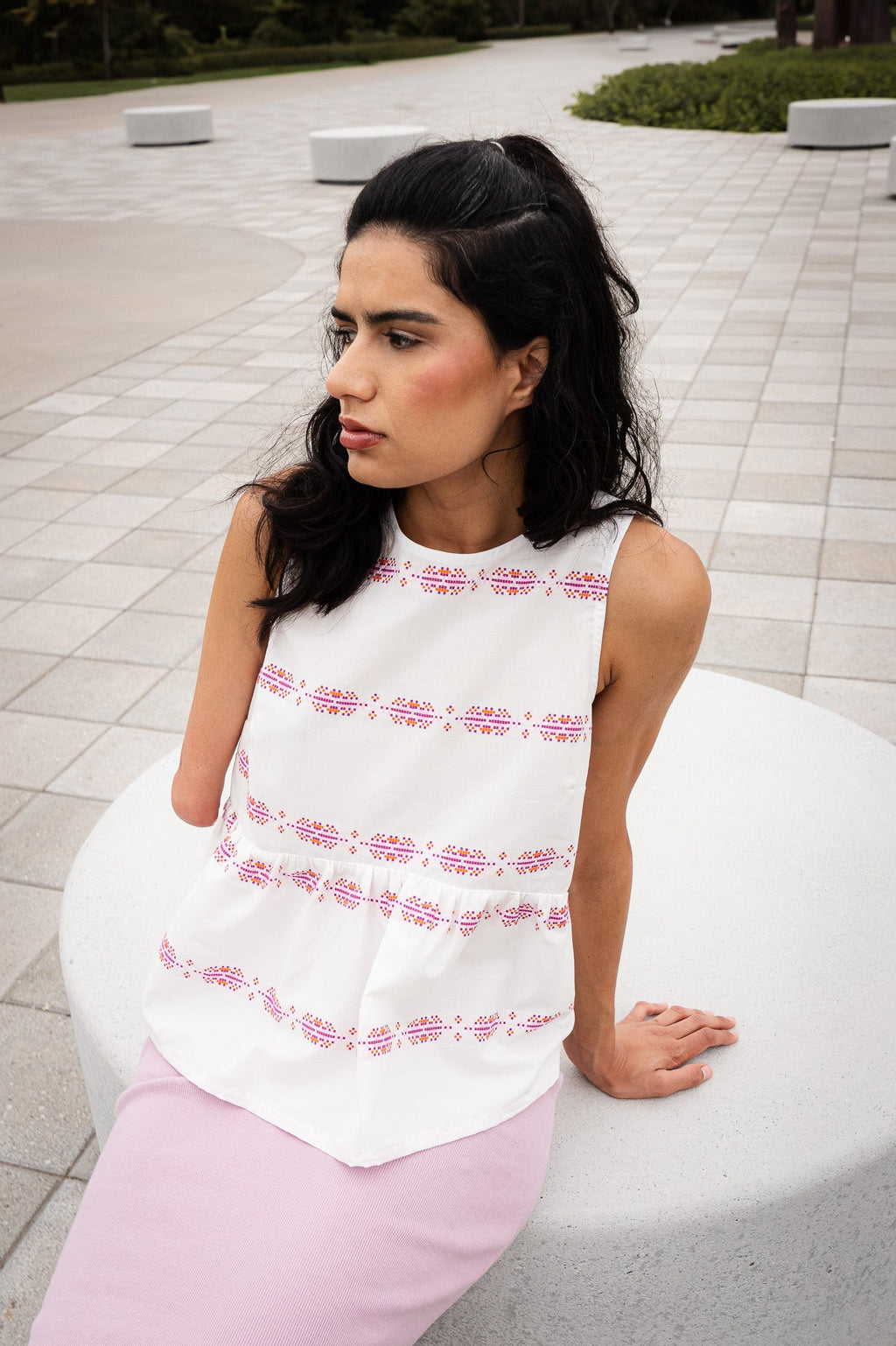 Jupe Cartagena rose