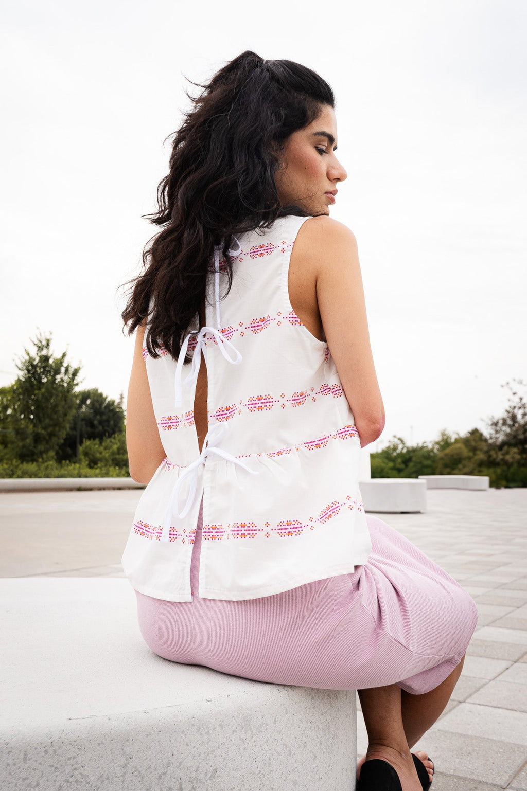 Jupe Cartagena rose