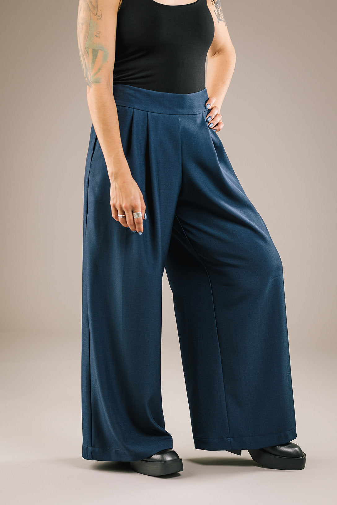 Pantalon Paloma bleu marine