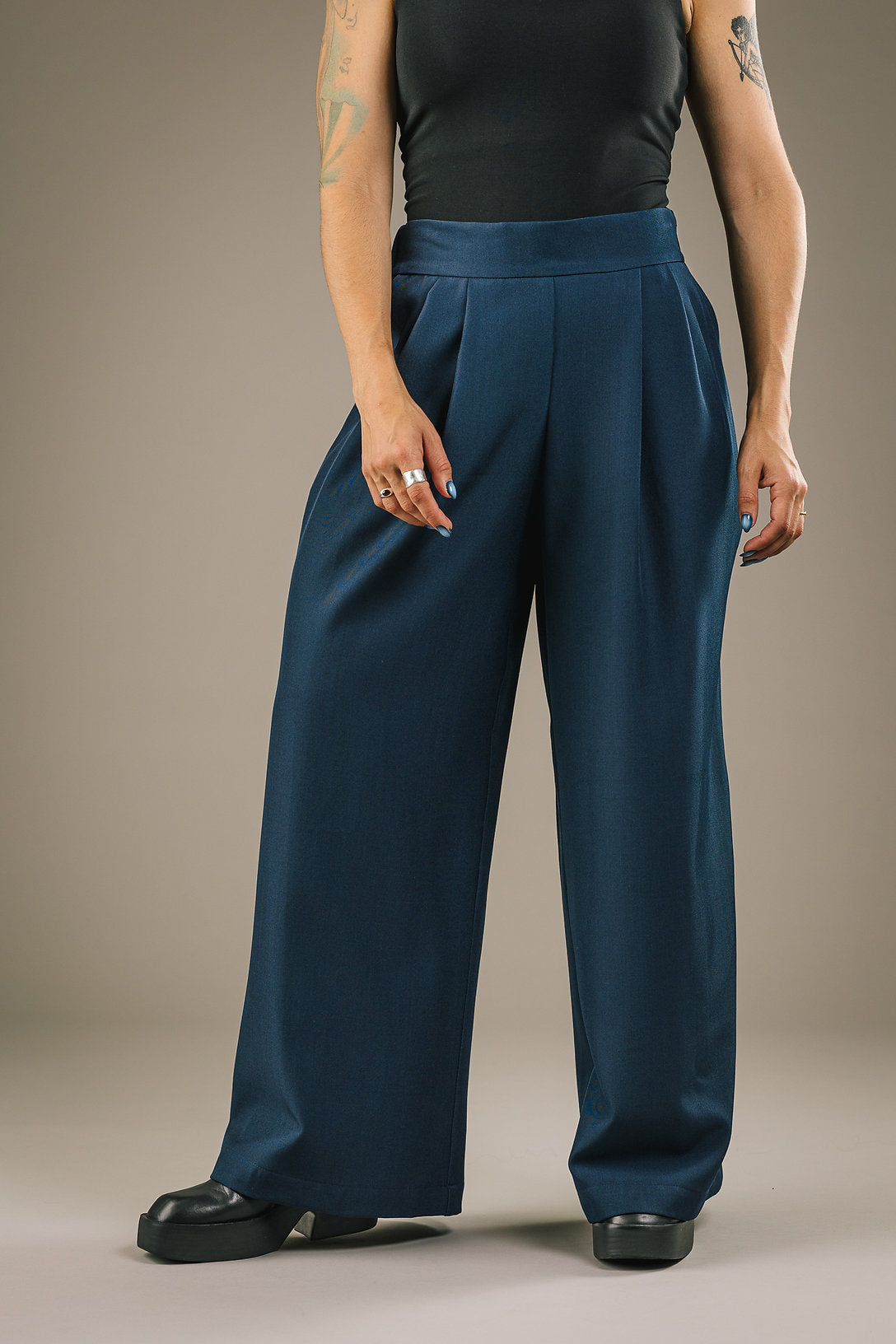 Pantalon Paloma bleu marine