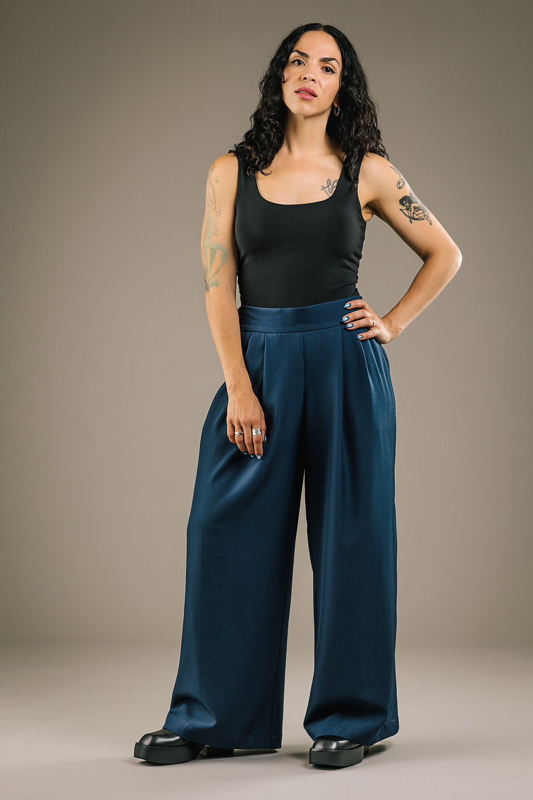 Pantalon Paloma bleu marine
