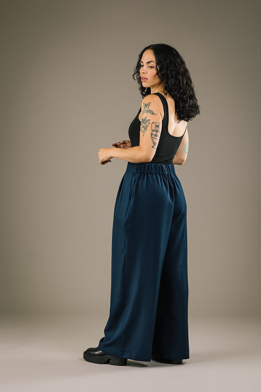 Pantalon Paloma bleu marine