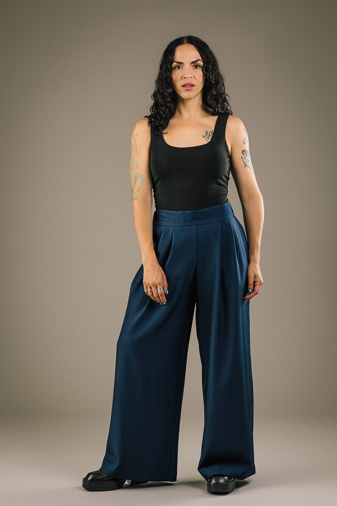 Pantalon Paloma bleu marine