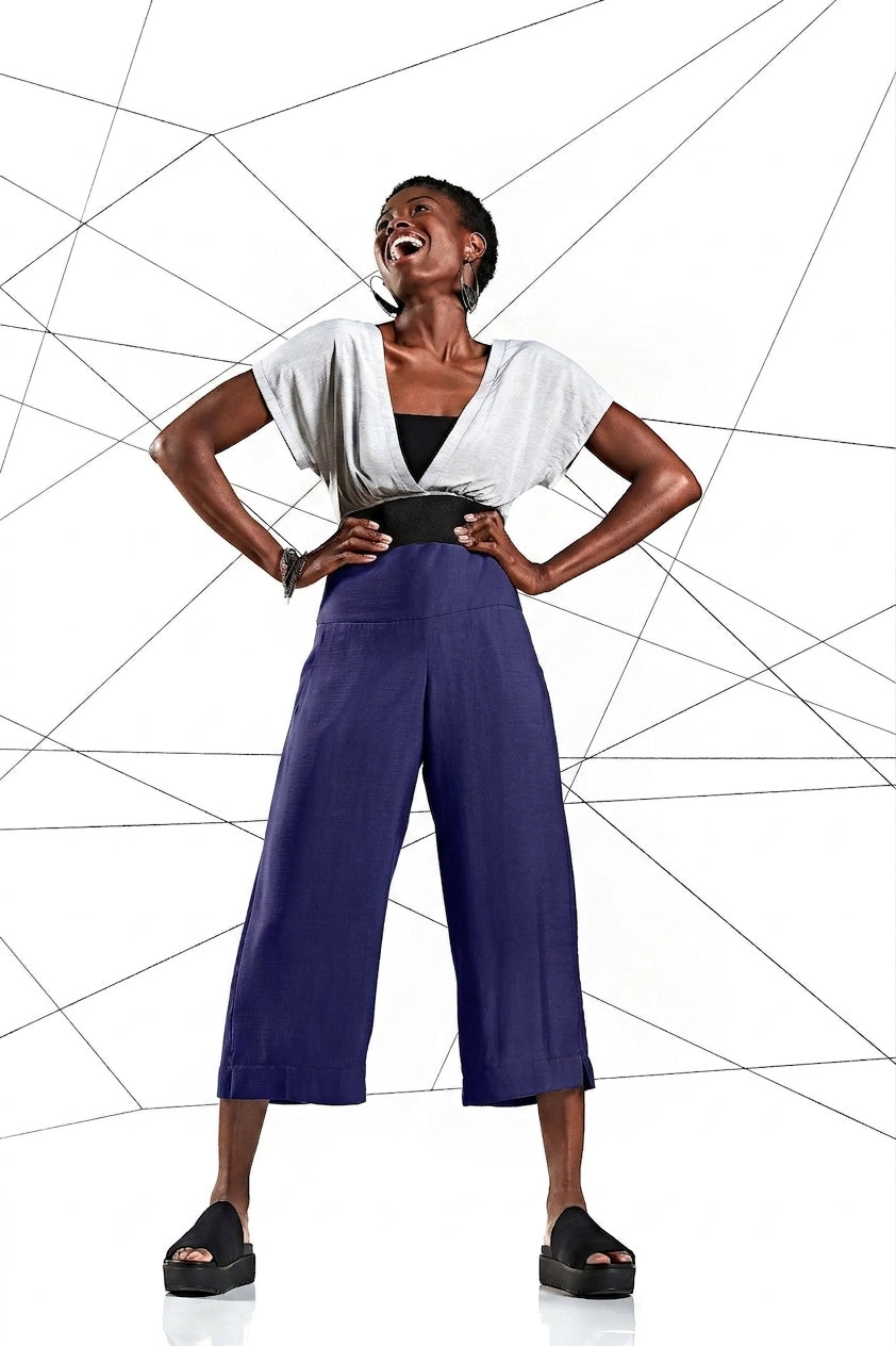 Pantalon Victoria - Bleu minuit