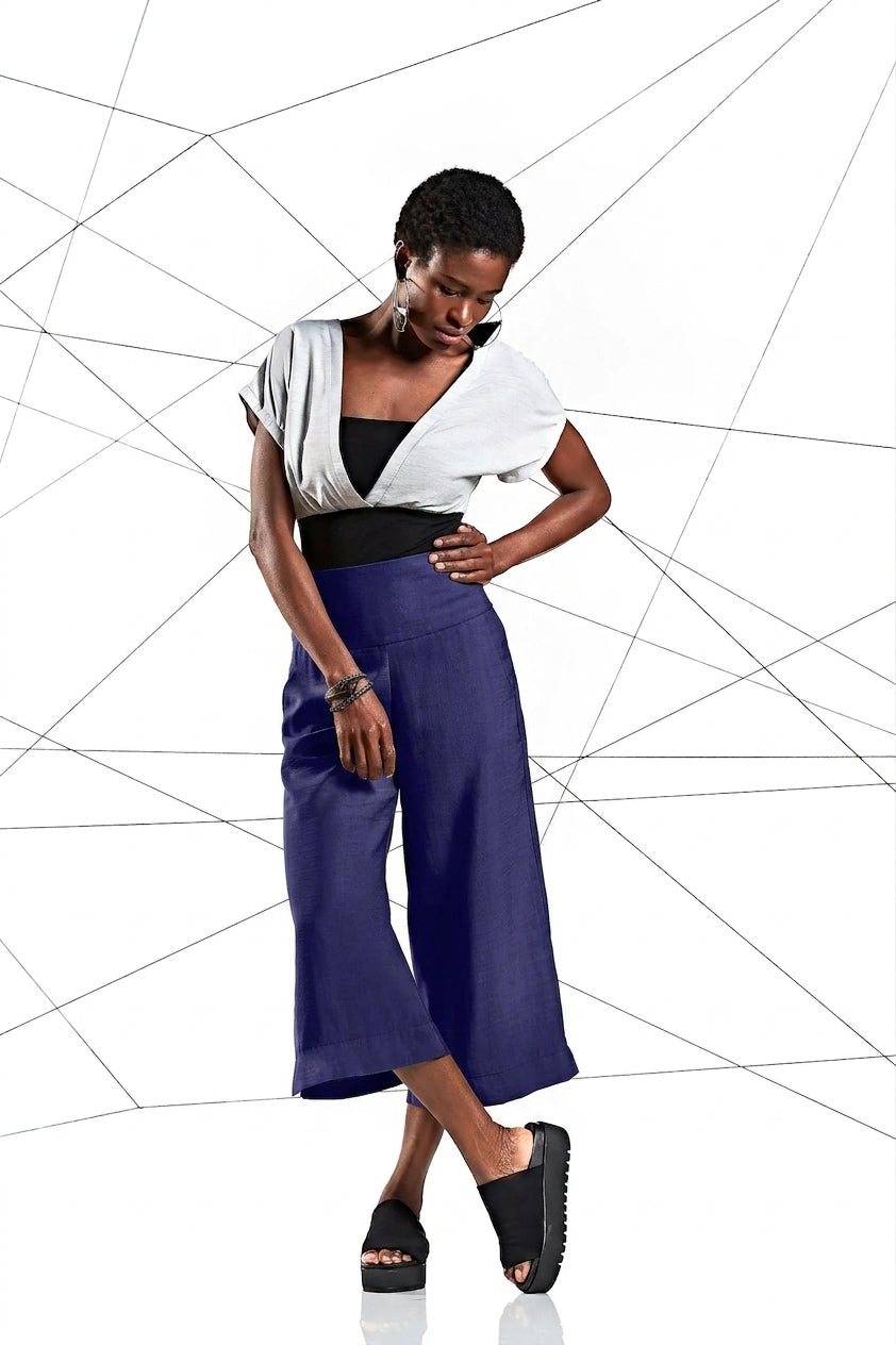 Pantalon Victoria - Bleu minuit