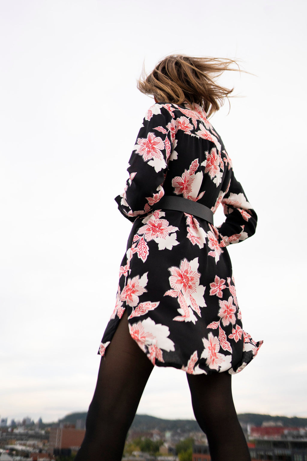 Chemise Long button up