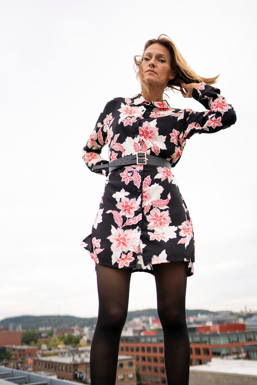 Chemise Long button up