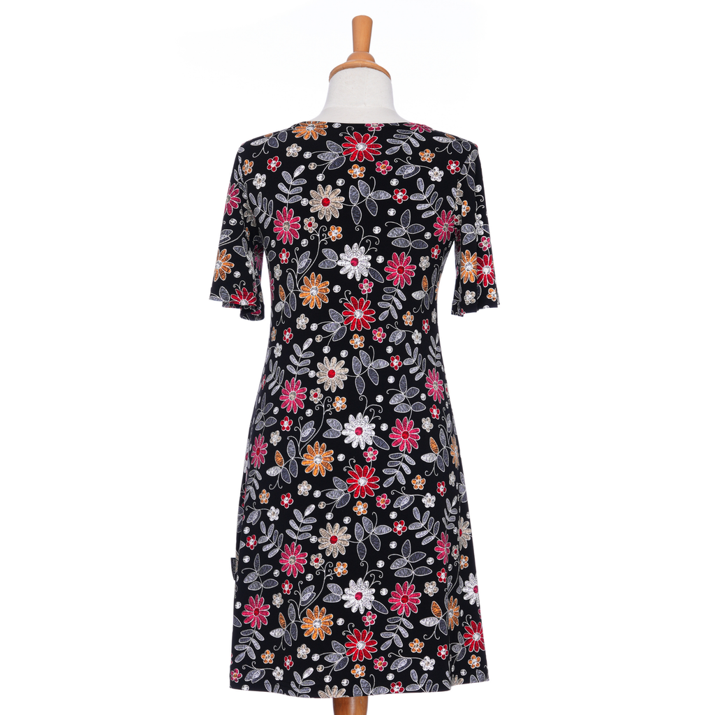 Robe grenadine Floral