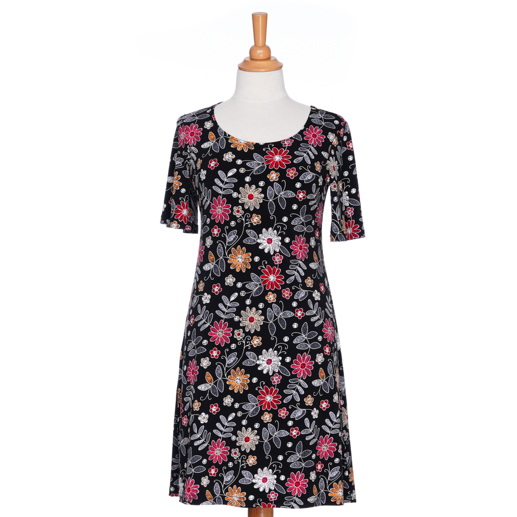 Robe grenadine Floral