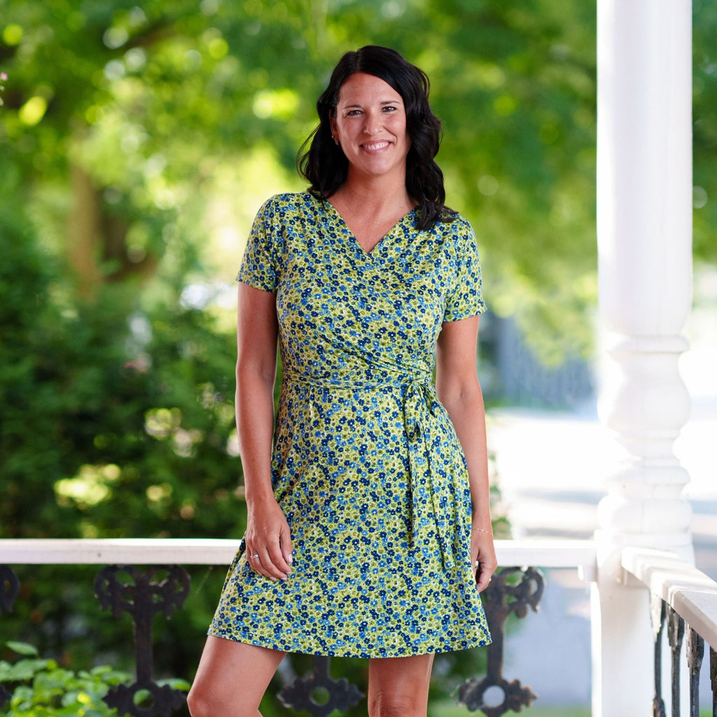 Robe margarita Vert bleu