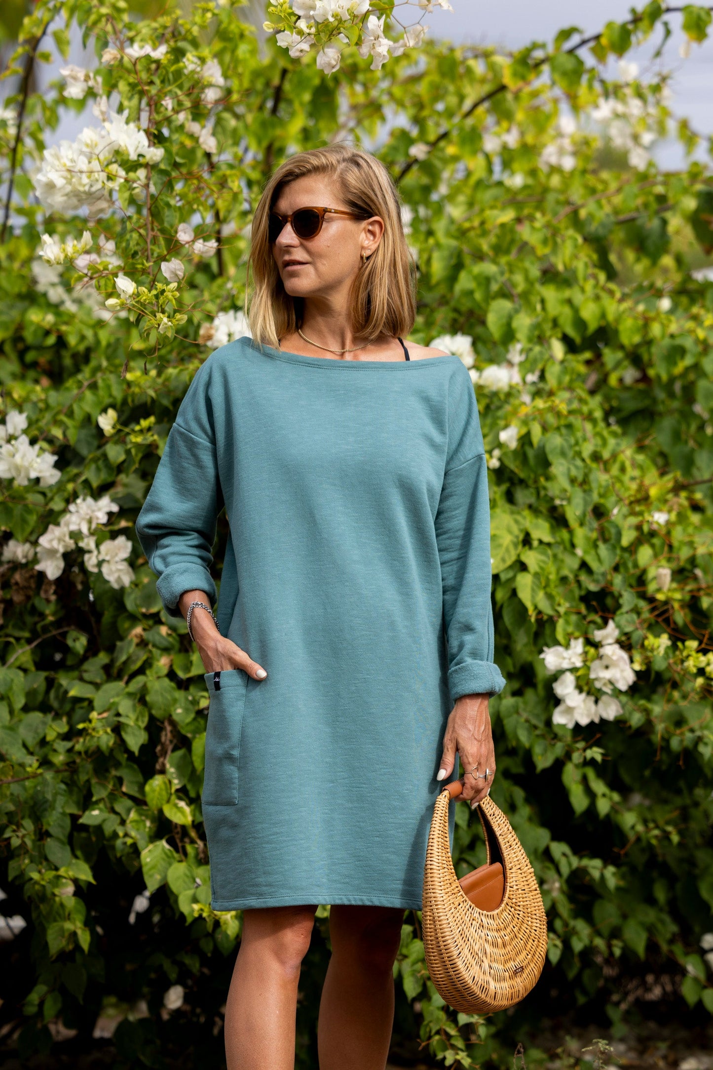 Robe col bateau