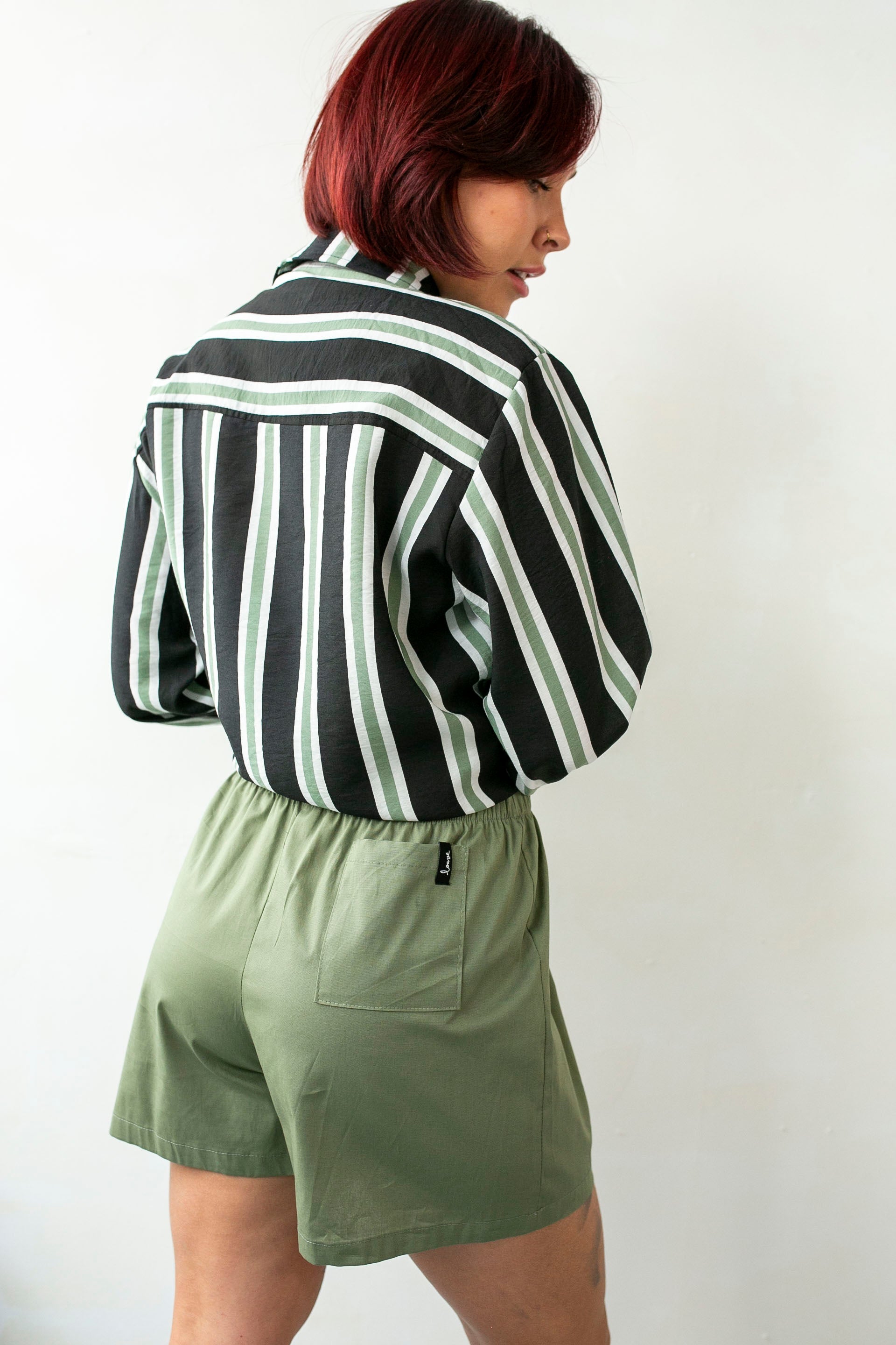 Short Poplin vert