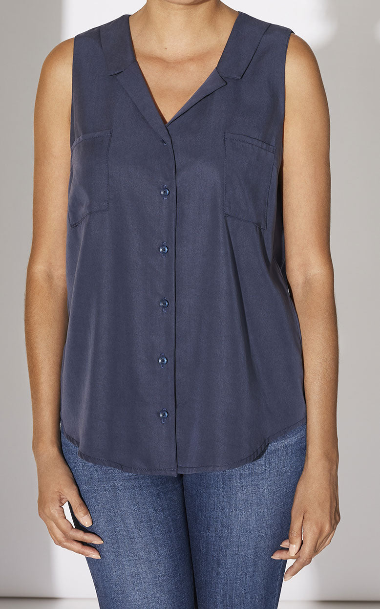Cami Sierra - Twill Bleu Oxford