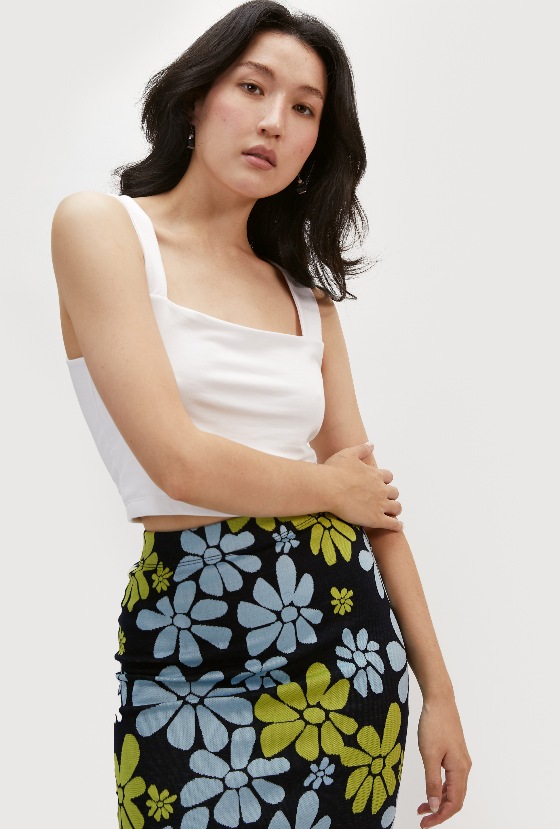 Haut crop top blanc - Stella