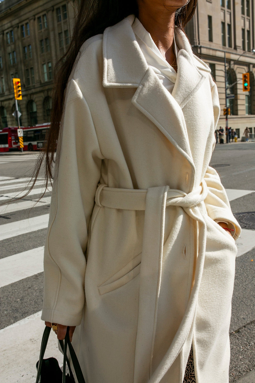 Trench-coat blanc Louve Design