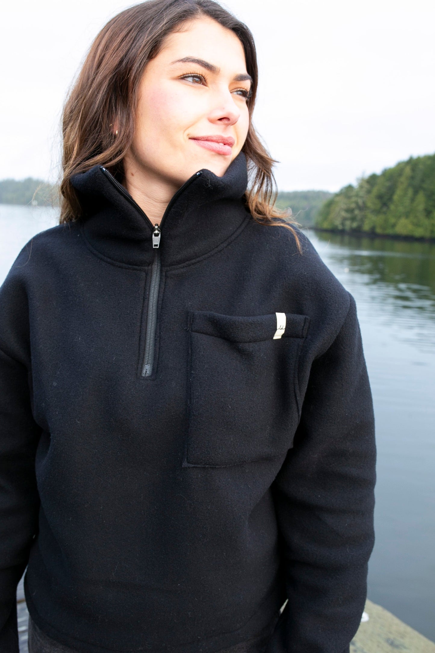 Polar demi-zip